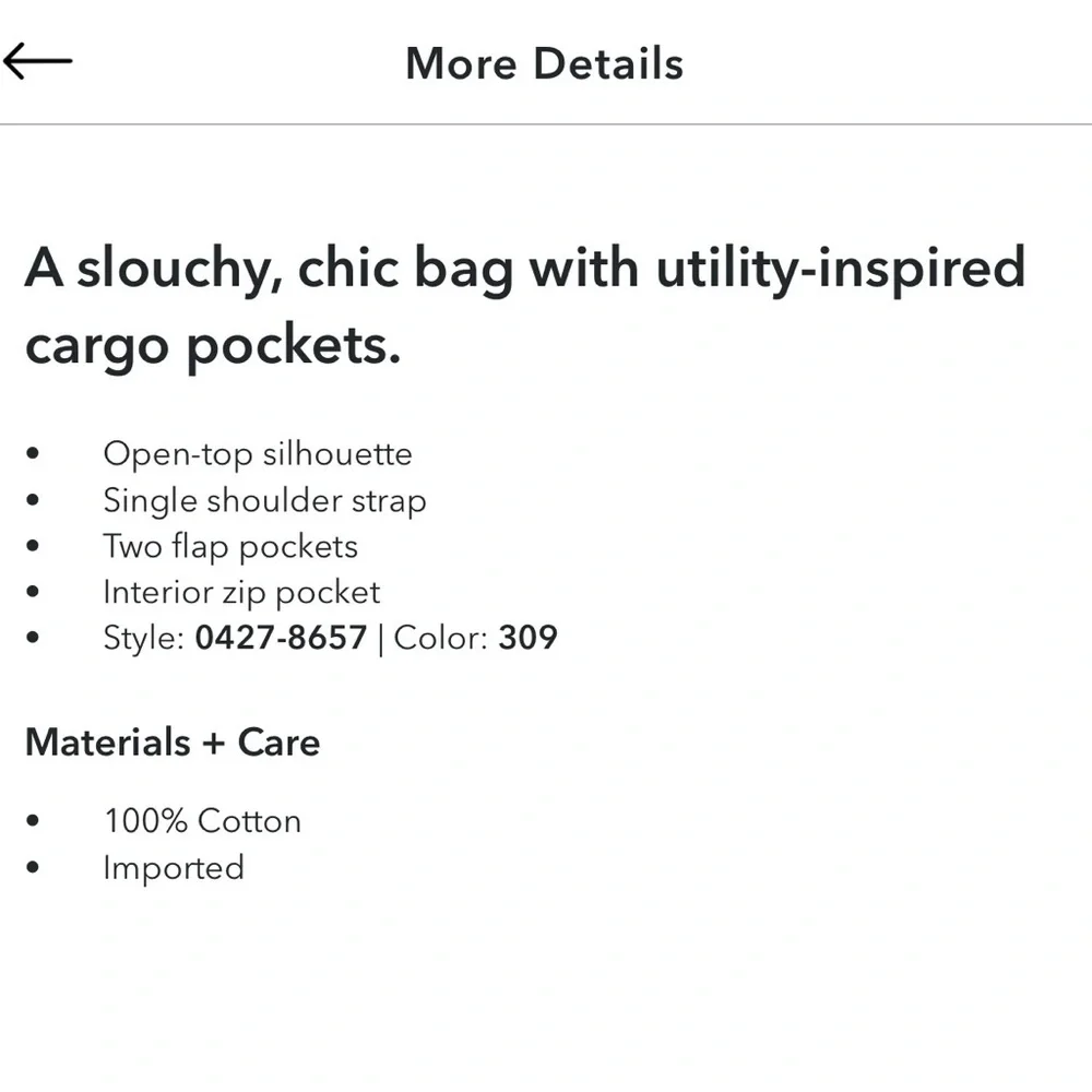 AE Slouchy Cargo-Pocket Bag - Picture 3 of 3
